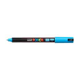 картинка Маркер posca pc-1mr, голубой, 0.7 мм, игольчатый наконечник