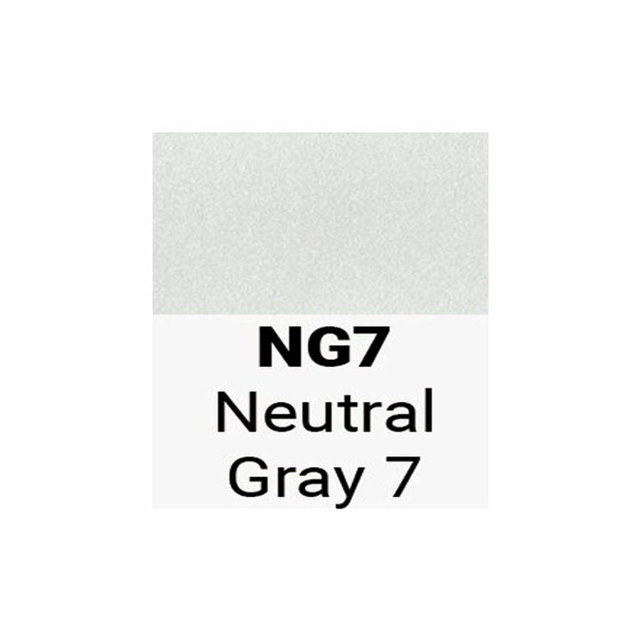 картинка Маркер sketchmarker brush двухсторонний на спиртовой основе ng7 нейтральный серый 7