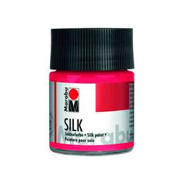 картинка Краска по шелку silk, цвет петуния красный, объем 50 мл, marabu