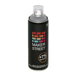 картинка Эмаль для граффити и декора "makerstreet", 400 мл, №702 светло-серый
