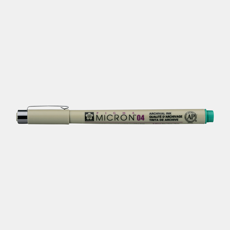 картинка Линер sakura pigma micron, толщина 0,4 мм, зелёный 29