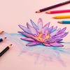 фото Набор акварельных карандашей pentel water colour pencils 12 цветов