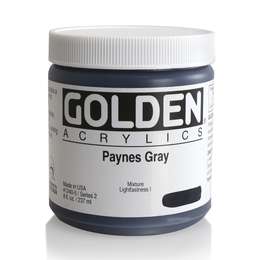 изображение Краска акриловая golden heavy body, банка 237 мл, № 1240 серый пейна
