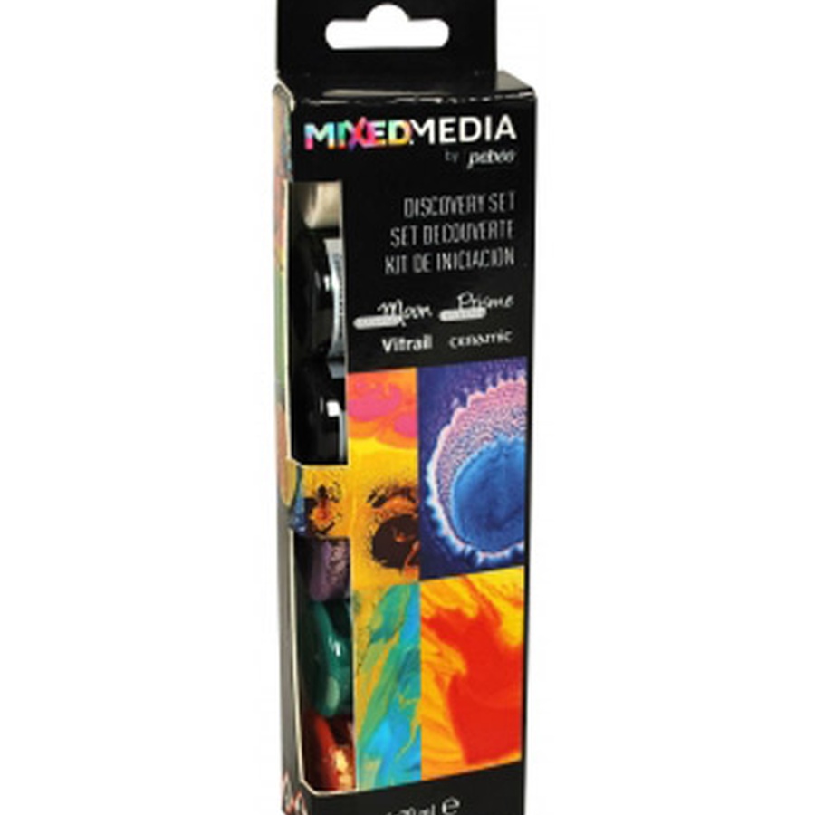 фото Набор красок pebeo для техники mixed media, 6 цветов по 20 мл