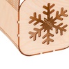 картинка Заготовка из фанеры "снежинка" 12,5х12,5х12,5см