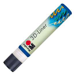 фотография Контур объемный, серия 3d-liner, цвет синий, объем 25 мл, marabu