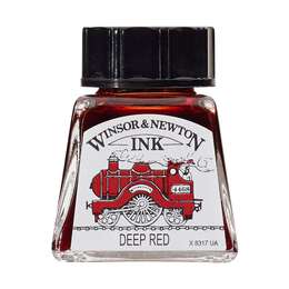 фотография Тушь художественная насыщенно-красный 14 мл winsor & newton