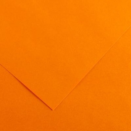 изображение Бумага цветная canson iris vivaldi, 240 г/м2, лист а4, № 8 светло-оранжевый