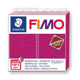 фото Глина полимерная fimo leather-effect 57 г, ягодный 229