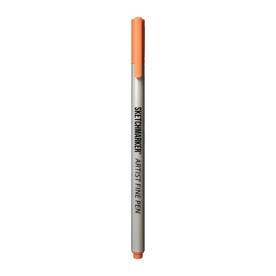 фотография Ручка капиллярная sketchmarker artist fine pen цв. красный кирпичный