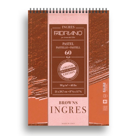 Альбом для пастели Fabriano Ingres Limited Edition для сухих техник: пастель, уголь, карандаши. В альбоме 60 листов пастельной бумаги с вержированной…