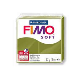 фото Глина полимерная fimo soft 57 г, оливковый 57
