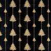 картинка Бумага упаковочная новогодняя "black&gold" 70х100 см, ассорти