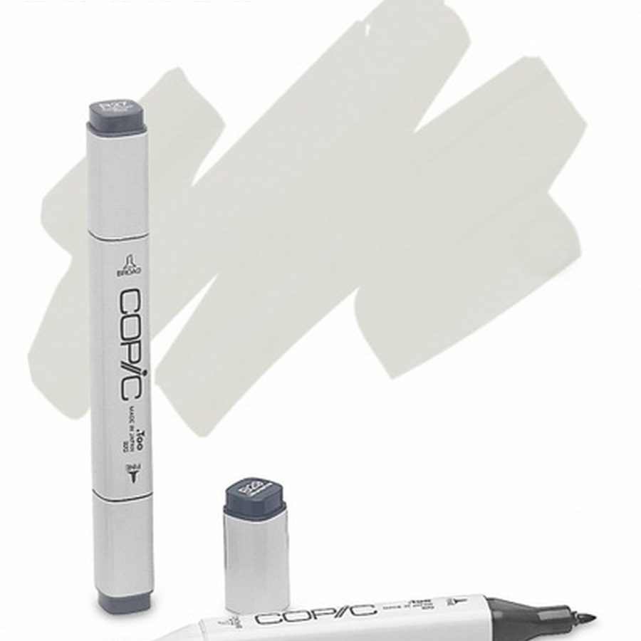фотография Маркер спиртовой copic, два пера, цвет w2