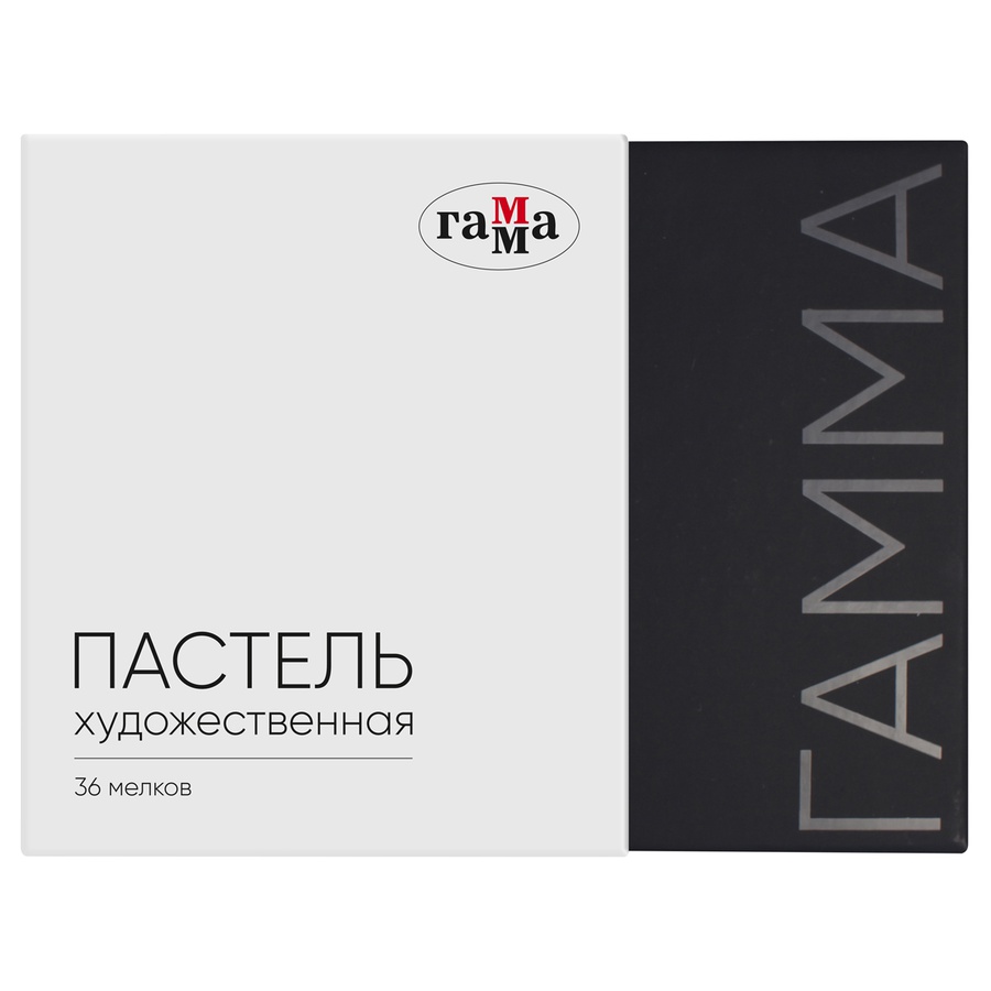 изображение Пастель художественная сухая гамма, 36 цветов, картонная упаковка