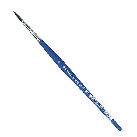 Кисть синтетика круглая Da Vinci 393 Forte Basic короткая ручка № 4