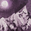 фото Краска акварельная белые ночи, туба 10 мл, фиолетовая мгла №629
