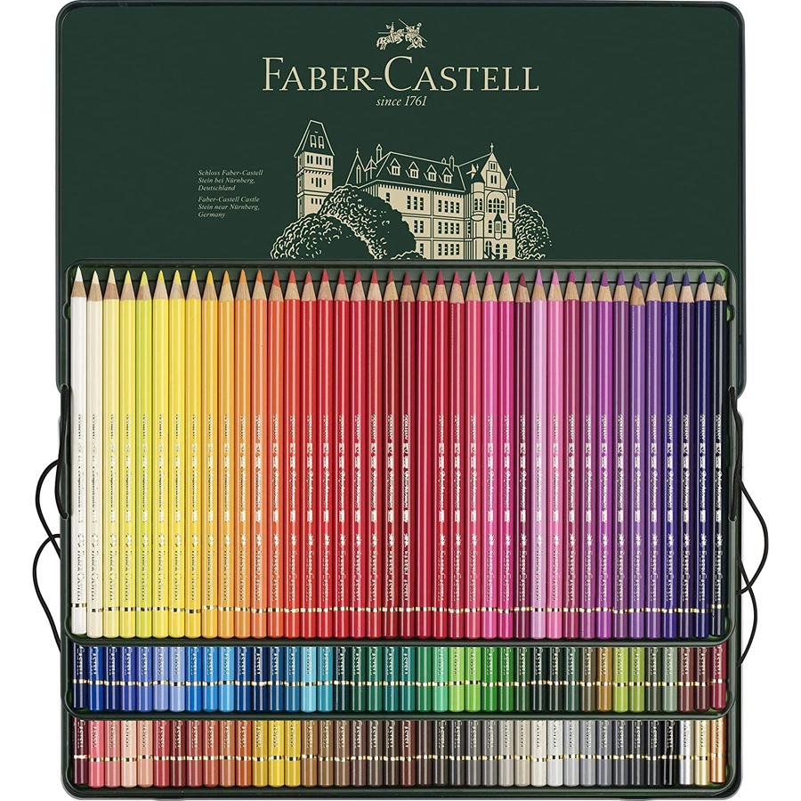 фотография Набор цветных карандашей faber-castell polychromos 120 цветов