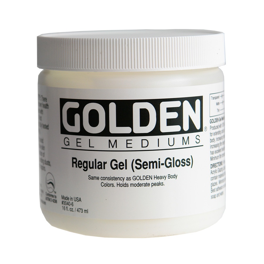 фотография Гель полуглянцевый golden regular gel semi-gloss 473 мл