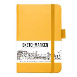 фото Блокнот для зарисовок sketchmarker  9*14 см 80л  оранжевый