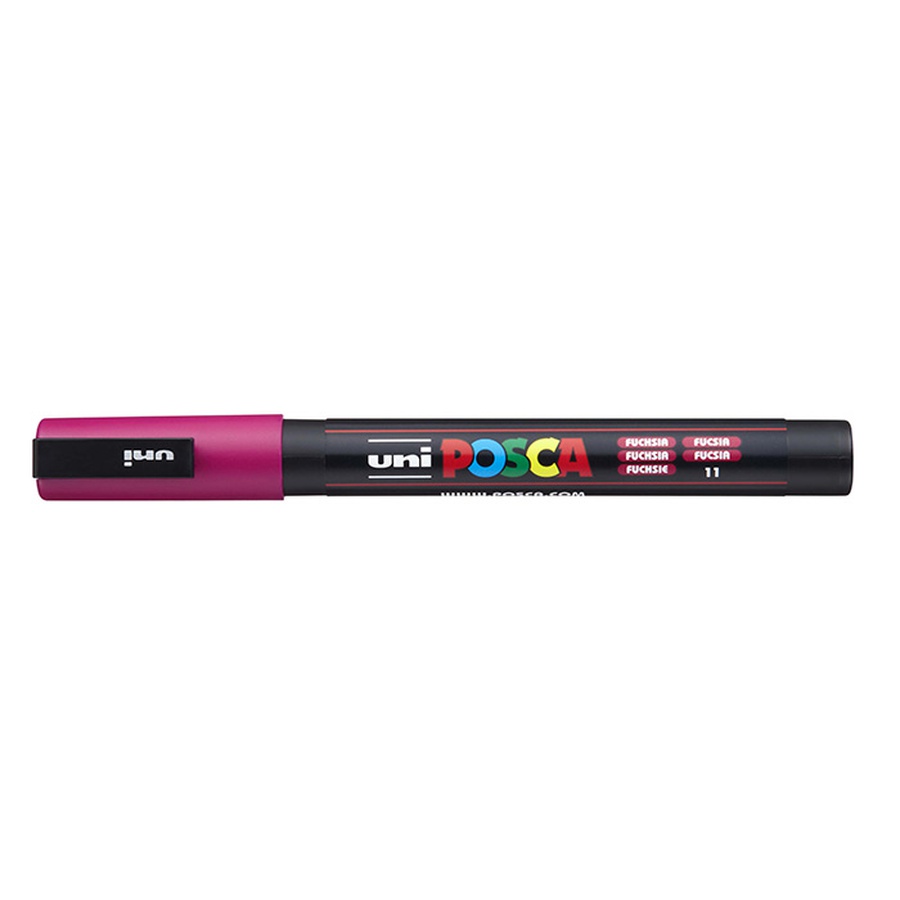 изображение Маркер posca pc-3m, фуксия, 0.9 - 1.3 мм, пулевидный наконечник