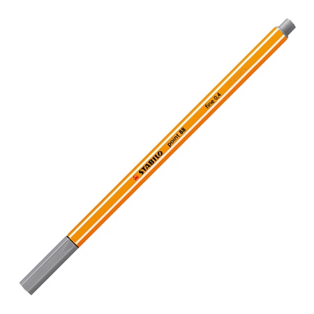 изображение Ручка капиллярная цвет серый светлый stabilo 88