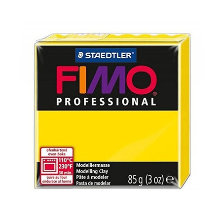 Глина полимерная Fimo Professional 85 г, чисто-жёлтый 100