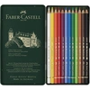 фото Набор цветных карандашей faber-castell polychromos 12 цветов в металле