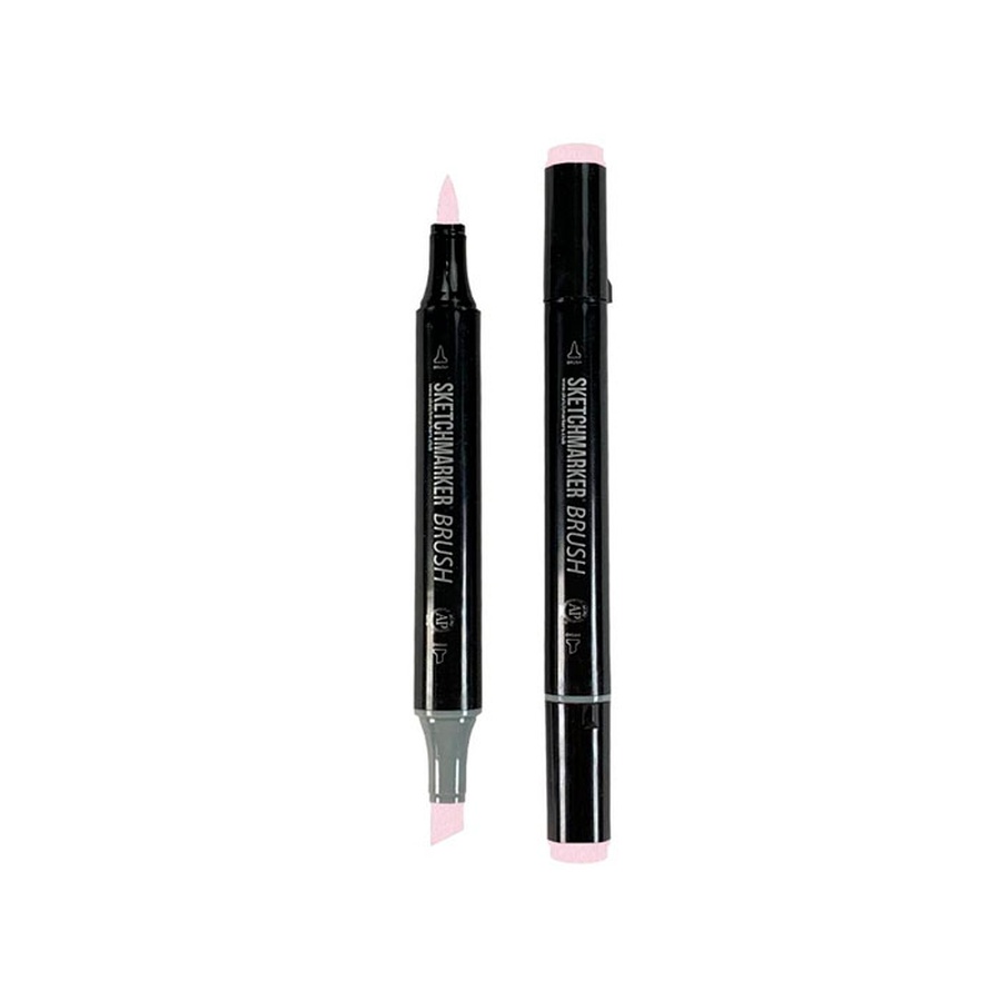 фото Маркер sketchmarker brush двухсторонний на спиртовой основе v94 розовое танго