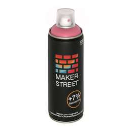 картинка Эмаль для граффити и декоративно-оформительских работ "makerstreet" ms400 400 мл 302 розовый