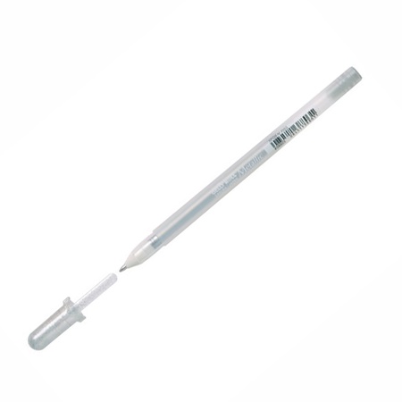 изображение Ручка гелевая для декорирования цвет серебро metallic sakura