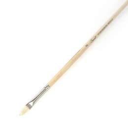 фотография Кисть щетина овальная сонет № 2 (6 мм) на длинной ручке покрытая лаком