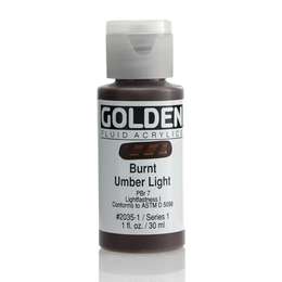 изображение Краска акриловая golden fluid, банка 30 мл, № 2035 умбра жжёная светлая