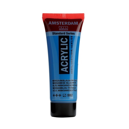 изображение Краска акриловая amsterdam туба 20мл №582 марганцево-синий фталоцианин