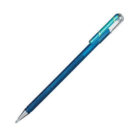 изображение Ручка с  гелевыми чернилами pentel 1,0 мм, синий + зеленый металлик