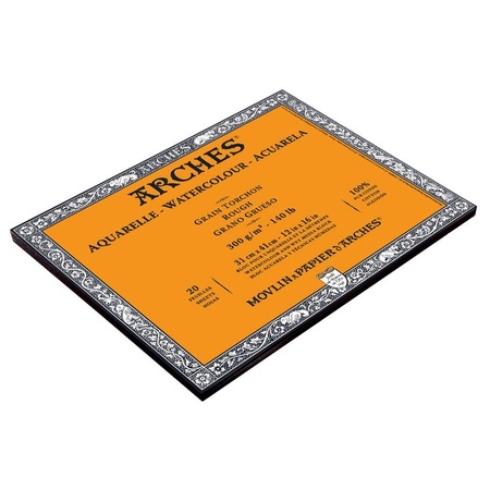 картинка Альбом-склейка для акварели arches торшон 300 г/м2, 31х41см, 20 листов