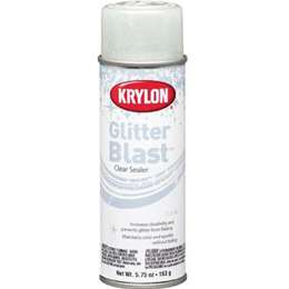 фото Аэрозольный лак krylon glitter blast clear sealer для глиттерных покрытий, 170 г, глянцевый