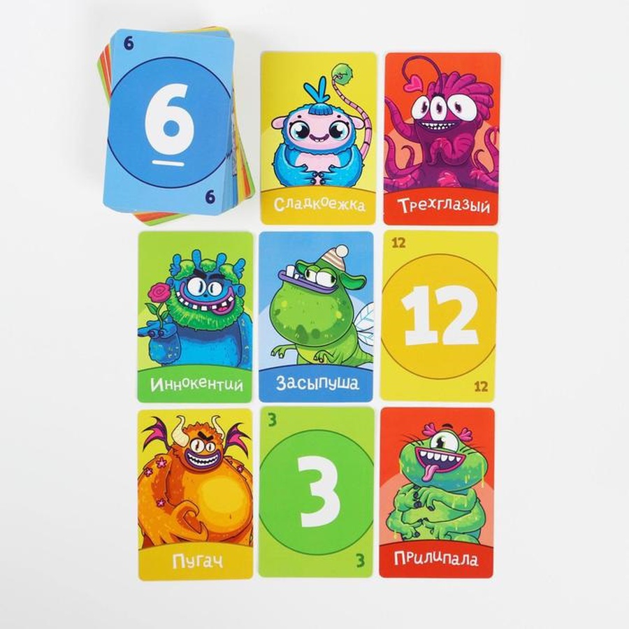 изображение Игра «чур меня монстрики!», 108 карт