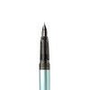 картинка Ручка перьевая малевичъ с конвертером, перо ef 0,4 мм, набор с двумя картриджами (индиго, черный), цвет: бирюзовый перламутр