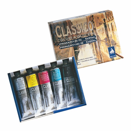 Набор масляных красок Maimeri серии Classico  предназначен для художественно-живописных работ. В изготовлении использовались современные экологично ч…