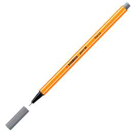 картинка Ручка капиллярная цвет серый темный stabilo 88