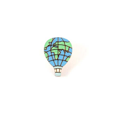 фото Пин деревянный воздушный шар waf-waf