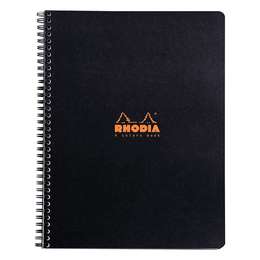 изображение Бизнес-тетрадь rhodia "classic" 80 л., а4+ клетка на гребне, 80 г/м2