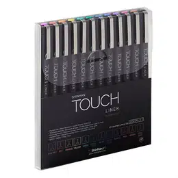 фото Набор линеров touch liner shinhanart 12 цветов 0,1 мм