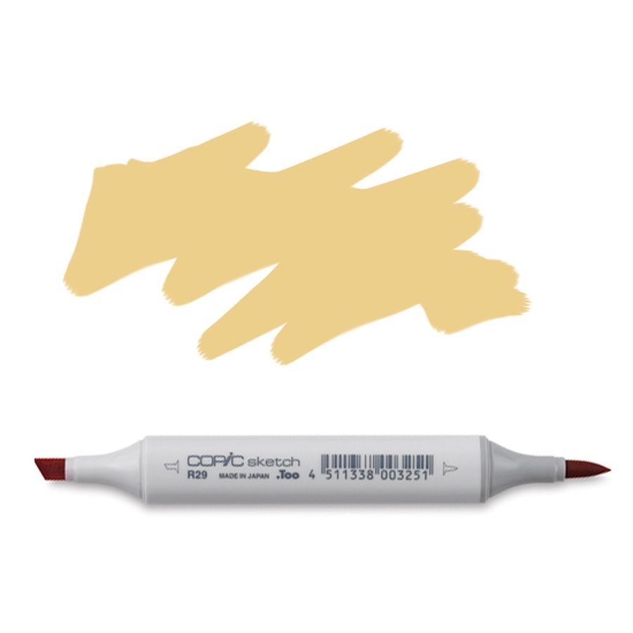 фотография Маркер спиртовой copic sketch, два пера, цвет yr23