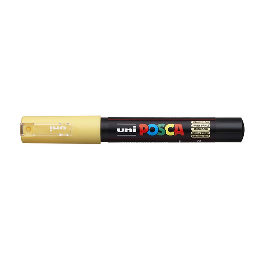 изображение Маркер posca pc-1m, соломенно-желтый, 0.7 мм, пулевидный наконечник