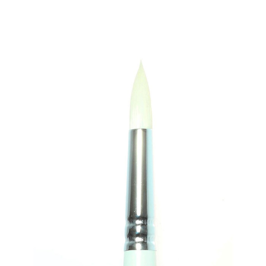 фото Кисть синтетика roubloff № 7 круглая, длинная ручка 1b12w