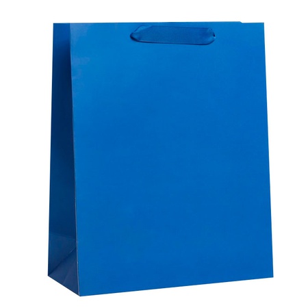 картинка Пакет ламинированный «синий», 31×40×14 см