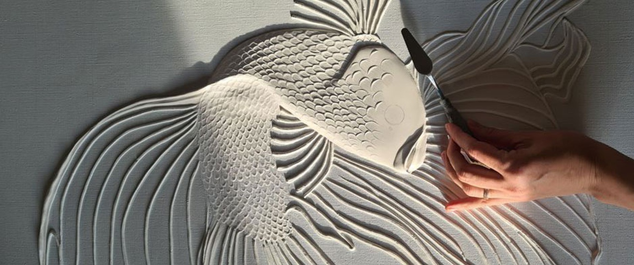 Объемная живопись и текстурная паста своими руками | Golitsyna Artist | Дзен