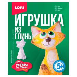 фото Игрушка из глины lori кот